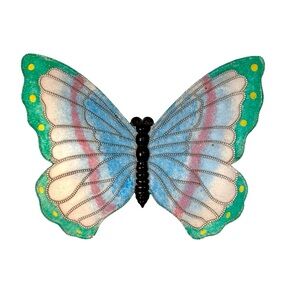 Colorful Resin Hanging Butterfly Summer Spring Home Indoor/Outdoor Girls Decor